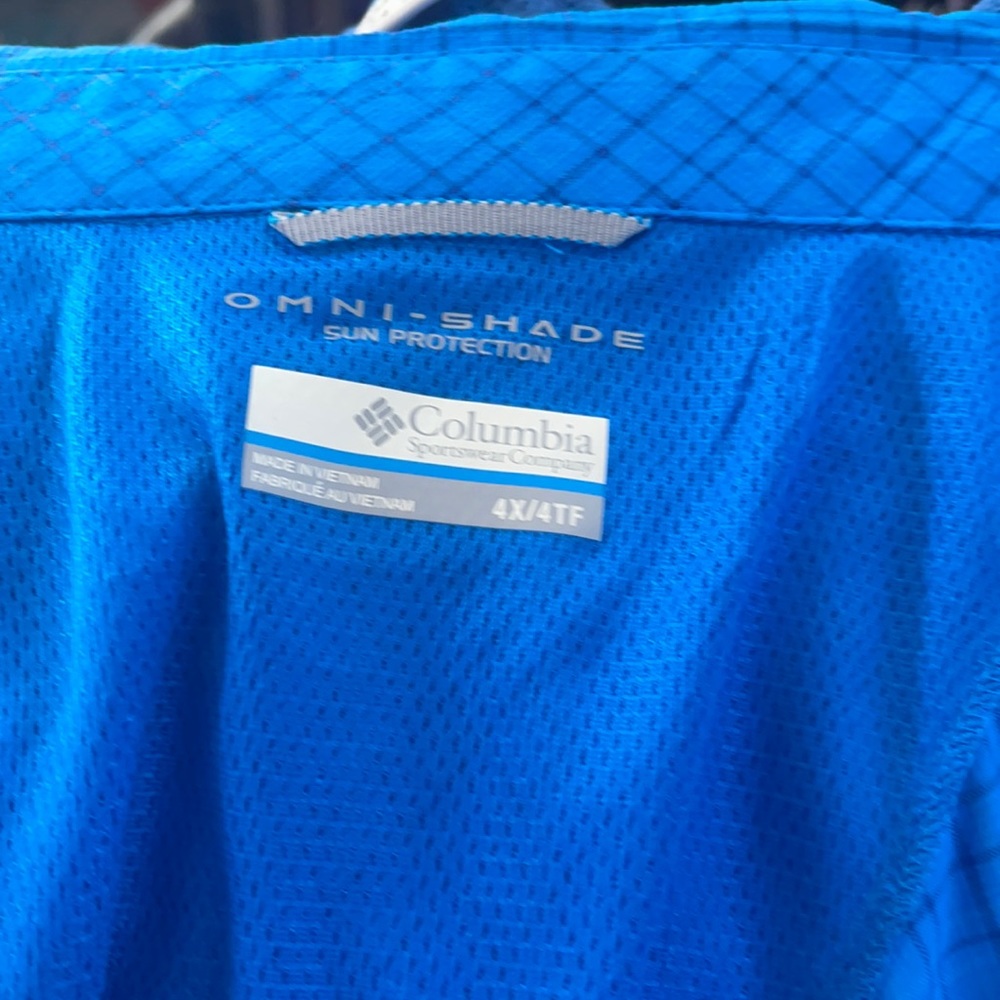 Blue Columbia Omni shade sun protection